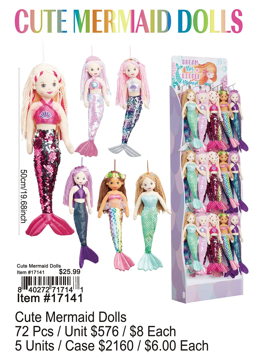 Cute Mermaid Dolls